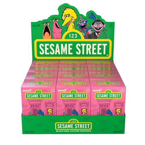 Sesame Street Blind Box Wave 2 3 3/4-Inch ReAction Figure Case of 12