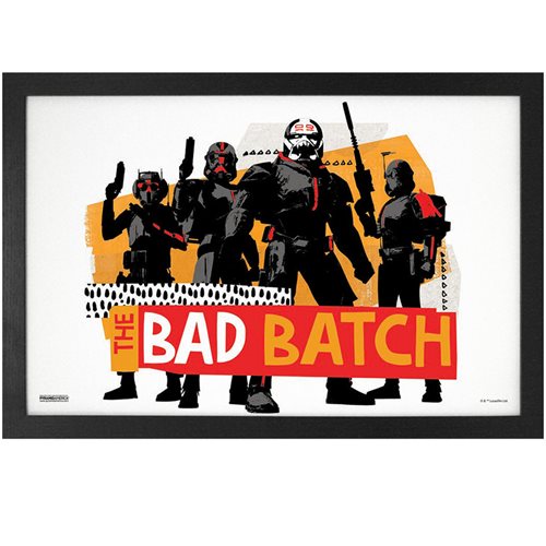 Star Wars: The Bad Batch Group Pose Framed Art Print