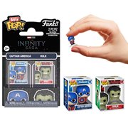 The Avengers The Infinity Saga Captain America and Hulk Funko Bitty Pop! Mini-Figure 2-Pack