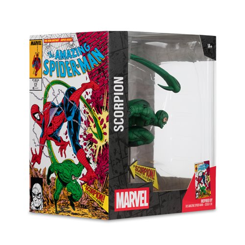 Marvel Wave 7 Scorpion Amazing Spider-Man #318 1:10 Scale Posed Figure with Scene