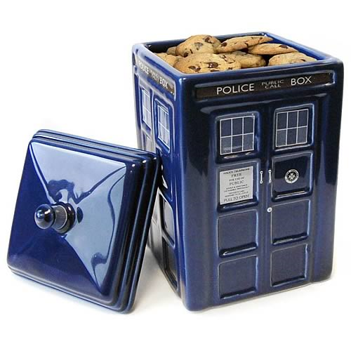 Doctor Who TARDIS Ceramic Cookie Jar - Entertainment Earth