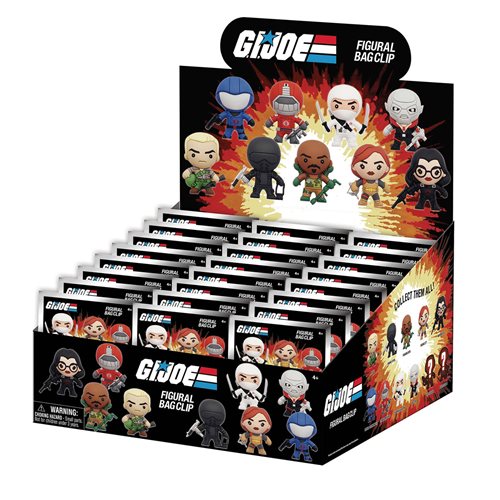 G.I. Joe Figural Bag Clip Random 6-Pack