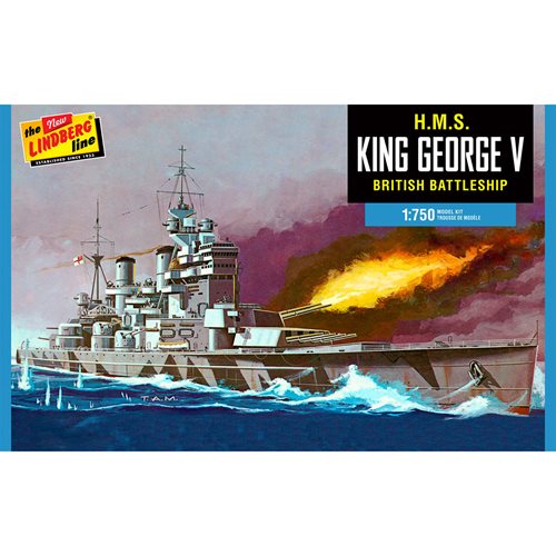 HMS King George V 1:750 Scale Model Kit