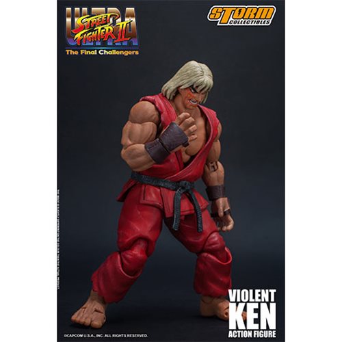 Ultra Street Fighter II: The Final Challengers Violent Ken 1:12 Scale Action Figure