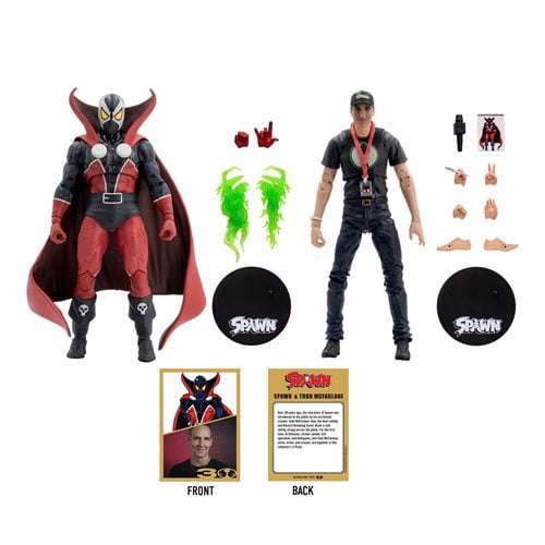 Spawn McFarlane Toys 30th Anniversary Spawn and Todd McFarlane 7-Inch Scale Action Figure 2-Pack