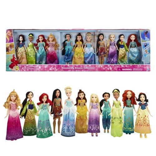 Disney Princess Shimmering Dreams Collection Doll Set