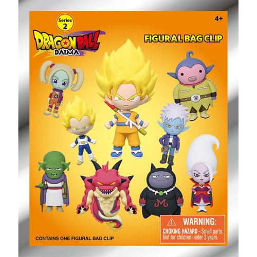 Dragon Ball Daima Series 2 3D Foam Bag Clip Display Case of 24