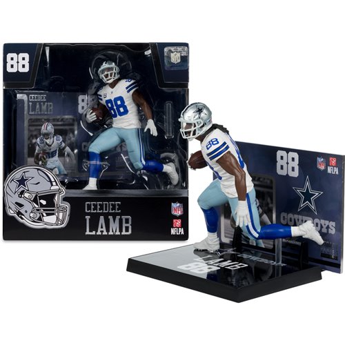 NFL SportsPicks Dallas Cowboys CeeDee Lamb 7-Inch Posed Figure
