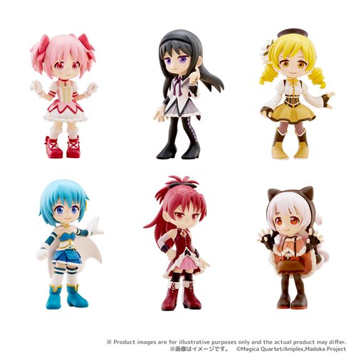 Puella Magi Madoka Magica PalVerse Blind Box Mini-Figure Case of 6