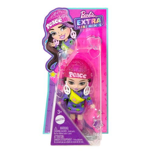 Barbie Extra Mini Minis Doll with Alien Print Hoodie