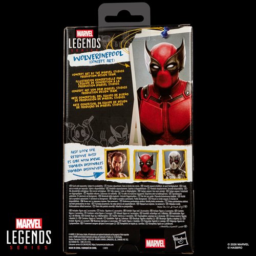 Deadpool Wolverine Marvel Legends 6-Inch Action Figure Wave 3 Set of 3