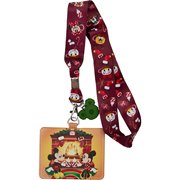 Mickey Mouse and Minnie Mouse Fireplace Lanyard with Cardholder