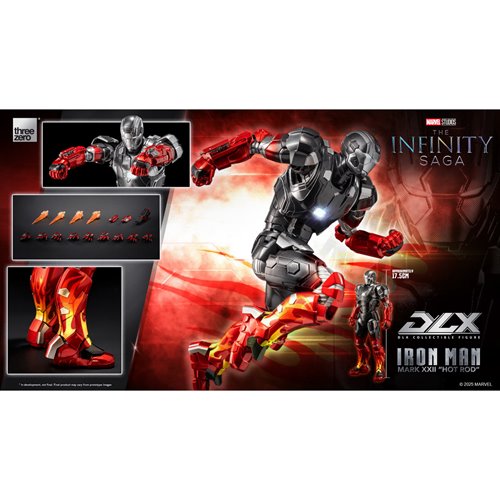 Marvel Studios Infinity Saga DLX Iron Man Mark 22 Hot Rod 1:12