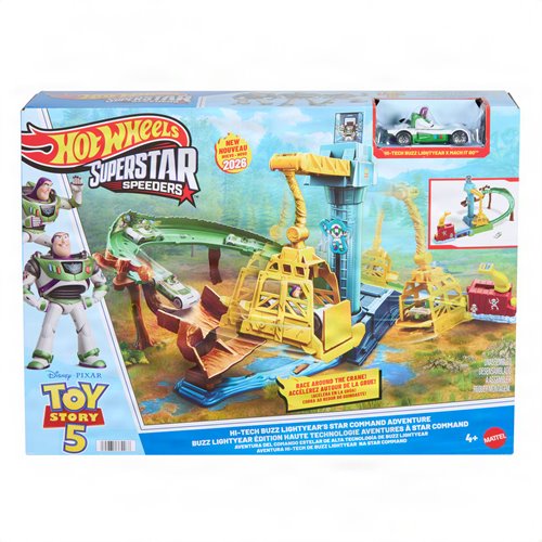 Hot Wheels Superstar Speeders Toy Story 5 Trackset Playset