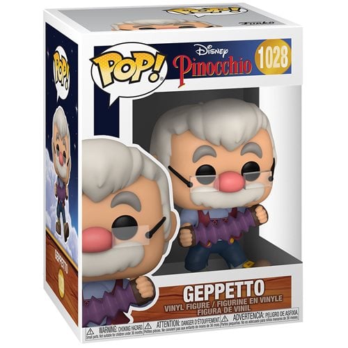 Pinocchio Geppetto with Accordion Pop! Vinyl Figure