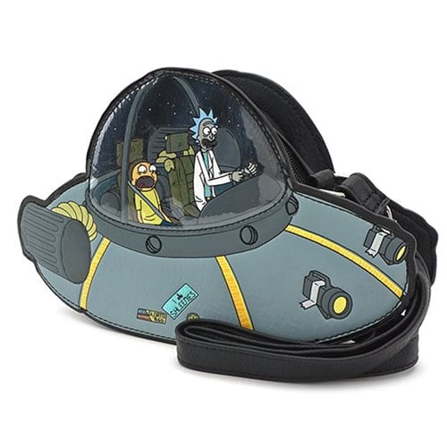 Rick and Morty Spaceship Crossbody Purse - Entertainment Earth