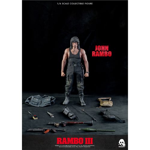 Rambo III John Rambo 1:6 Scale Action Figure