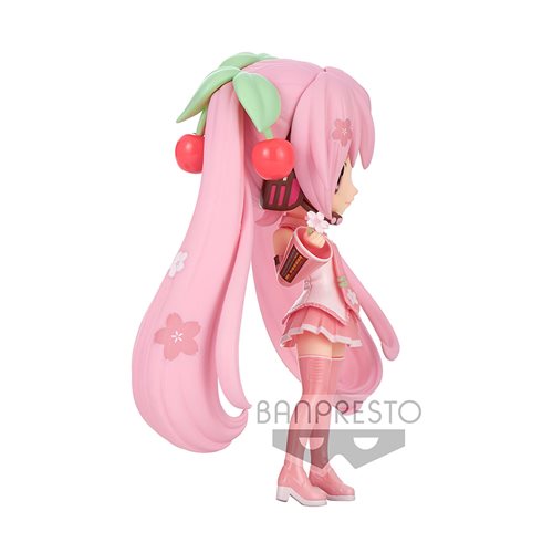 Vocaloid Sakura Miku Version B Q Posket Statue