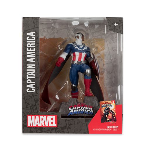 Marvel Captain America All-New Captain America #1 1:10 Scale Posed Figure with Scene and Comic