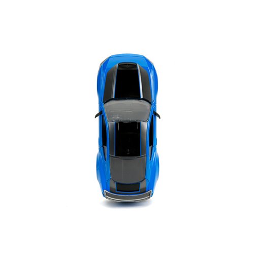 Bigtime Muscle 2024 Blue Ford Mustang Dark Horse 1:24 Scale Die-Cast Metal Vehicle