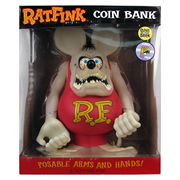 SDCC Glow in the Dark Rat Fink 12-Inch Coin Bank