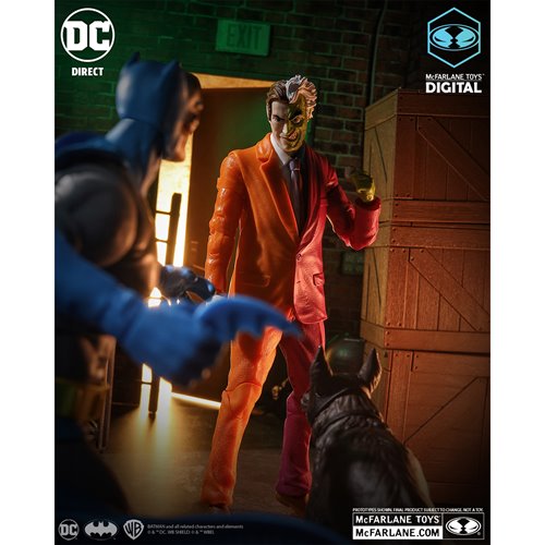 DC Direct Wave 4 Two-Face The Silver Age 7-Inch Scale Action Figure with McFarlane Toys Digital Coll