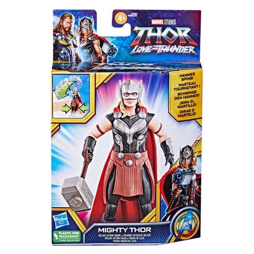Thor Love and Thunder Deluxe Figure Mighty Thor, Not Mint