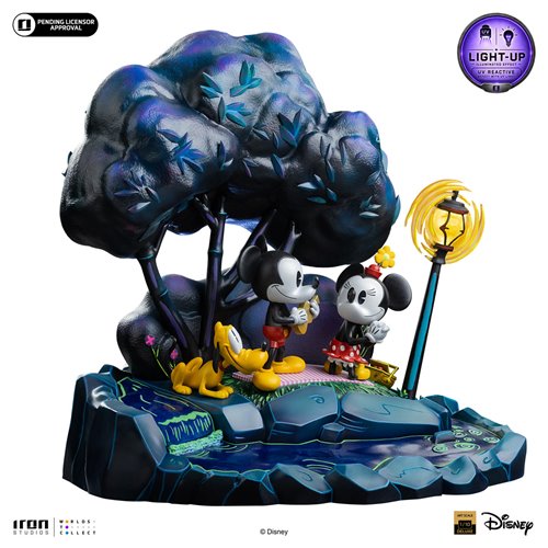 Disney Classics Mickey, Minnie and Pluto's Day at the Park Deluxe Art Scale 1:10 Limited Edition Sta