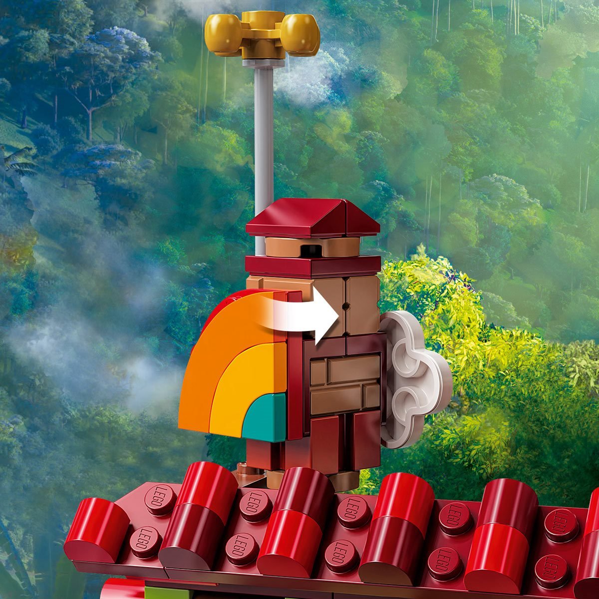 Lego 43202 disney princess la maison madrigal, jouet de construction,  mini-poupees, idee de cadeau enfant +6 ans film encanto LEGO43202 -  Conforama