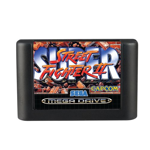 Console Heroes Sega Mega Drive Street Fighter II Cartridge Diorama Playset