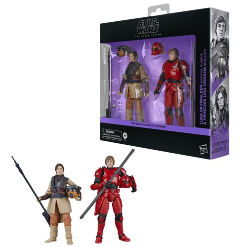 Star Wars The Black Series Shadows of the Empire Luke Skywalker & Princess Leia Organa 6-Inch Action