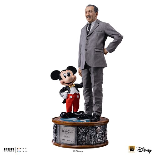 Disney Classics Walt Disney & Mickey Mouse Legacy Replica 1:4 Limited Edition Statue