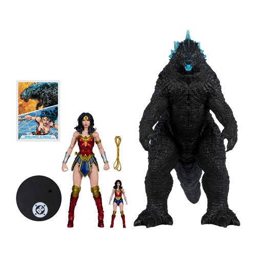 DC Multiverse Wonder Woman vs. Godzilla Megafig Justice League vs. Godzilla vs. Kong Action Figure 2