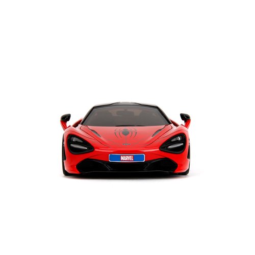 Hollywood Rides Marvel Spider-Man McLaren 720S 1:24 Scale Die-Cast Metal Vehicle with Spider-Man Fig