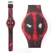Deadpool Splatter Logo LED Watch
