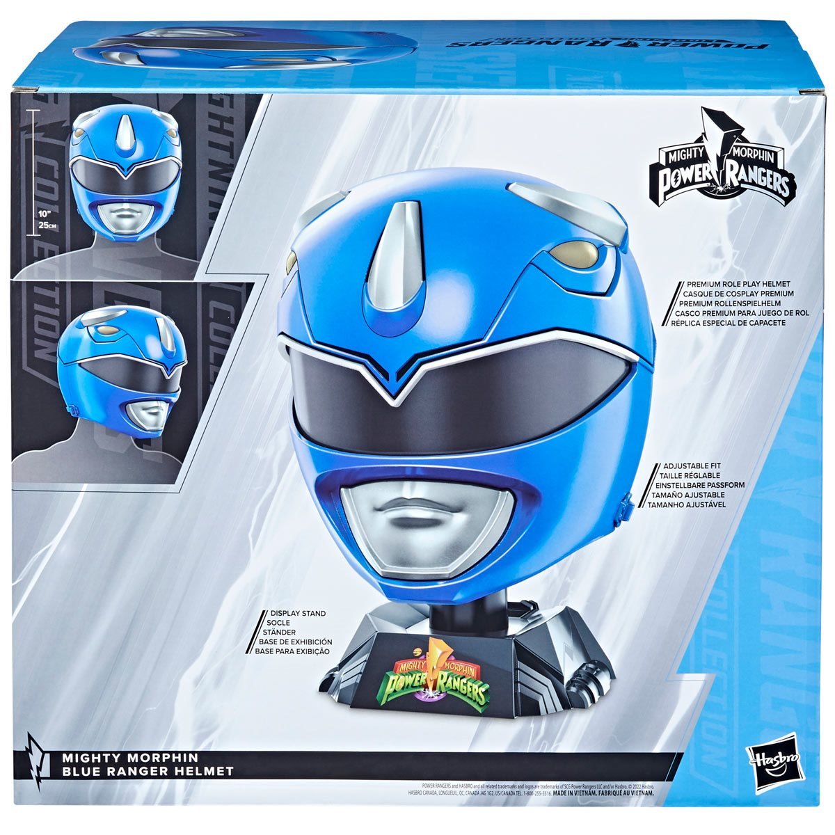 Power Rangers Lightning Collection Blue Ranger Helmet Prop Replica