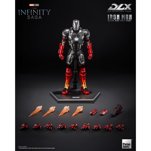 Marvel Studios Infinity Saga DLX Iron Man Mark 22 Hot Rod 1:12