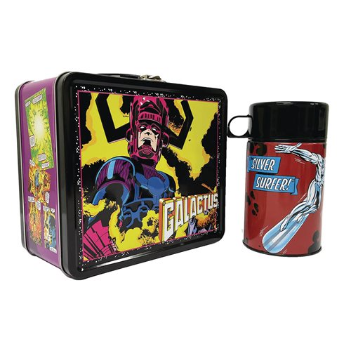 Marvel Galactus Tin Titans Lunch Box with Thermos - Previews Excluisve