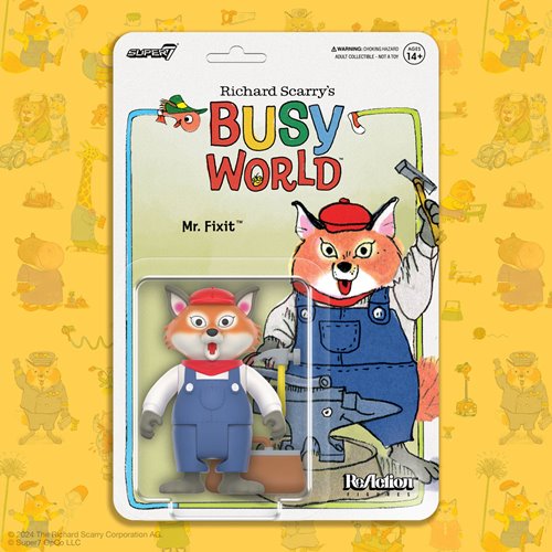 Richard Scarry Mr. Fixit 3 3/4-Inch ReAction Figure