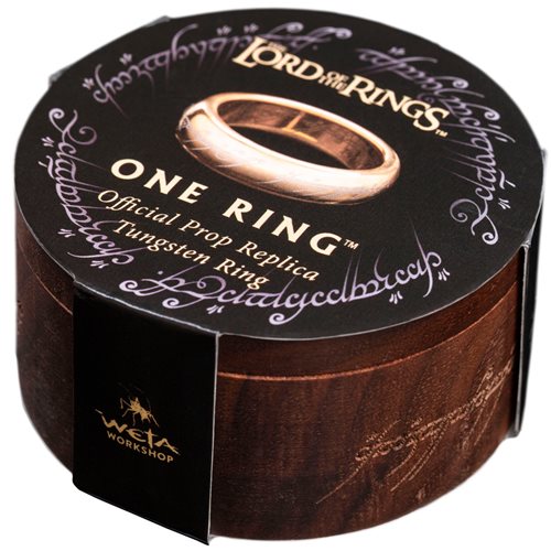 Lord of the Rings The One Ring Gold Plated Tungsten Ring