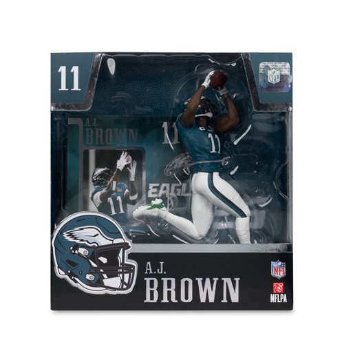 NFL SportsPicks 2025 Philadelphia Eagles A.J. Brown Super Bowl Edition 7-Inch Posed Figure