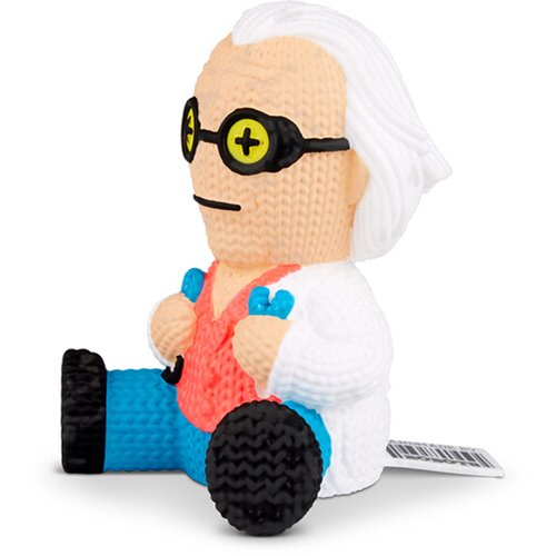 Back to the Future Dr. Emmett Brown with Jumper Cables #149 Limited Edition Blacklight Handmade By R