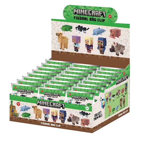 Minecraft Series 5 3D Foam Bag Clip Random 6-Pack