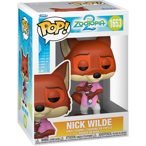 Funko Pop! ファンコ ポップ　ズートピア　ニック　1653 Zootopia 2 Nick Wilde Funko Pop! Vinyl Figure #1653