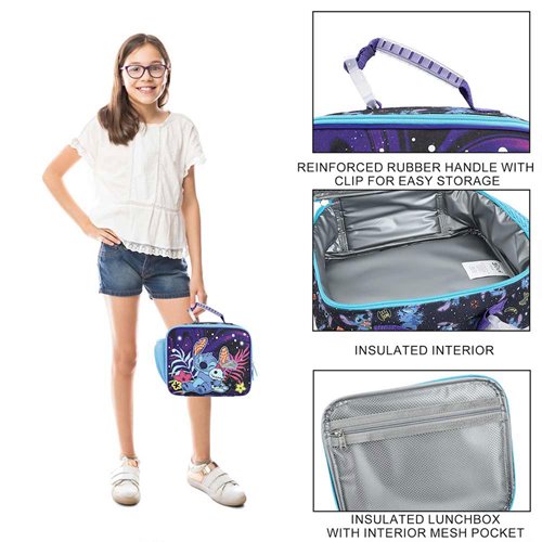 Lilo & Stitch Stitch and Scrump All Over Print Insulated Lunch Tote