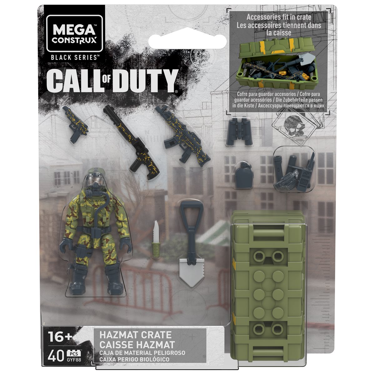 MEGA Construx Call of Duty WWII Weapon Crate 33 Pcs GCN92 for sale online