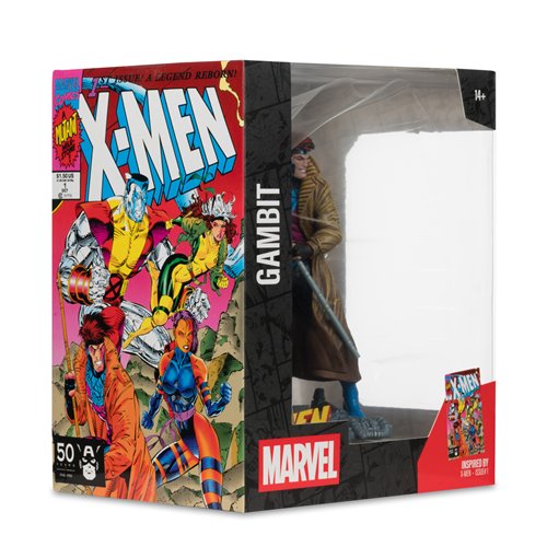 Marvel Collection Wave 6 Gambit X-Men #1 1:10 Scale Posed Figure with Scene