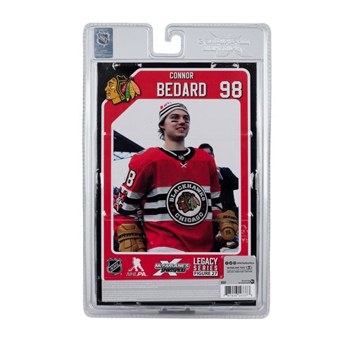 NHL SportsPicks Chicago Blackhawks Connor Bedard Winter Classic Jersey 7-Inch Posed Figure