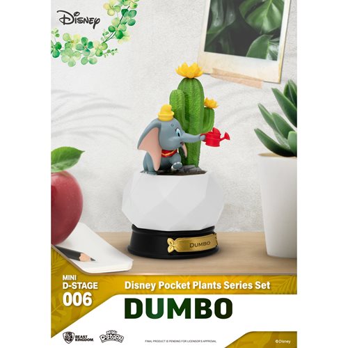 Disney Pocket Plants Series MDS-006 Mini D-Stage Statue Set of 6