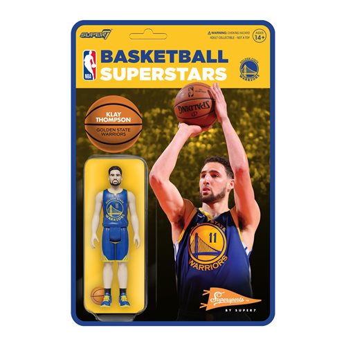NBA Modern Klay Thompson (Warriors) Basketball Superstars 3 3/4-Inch ReAction Figure